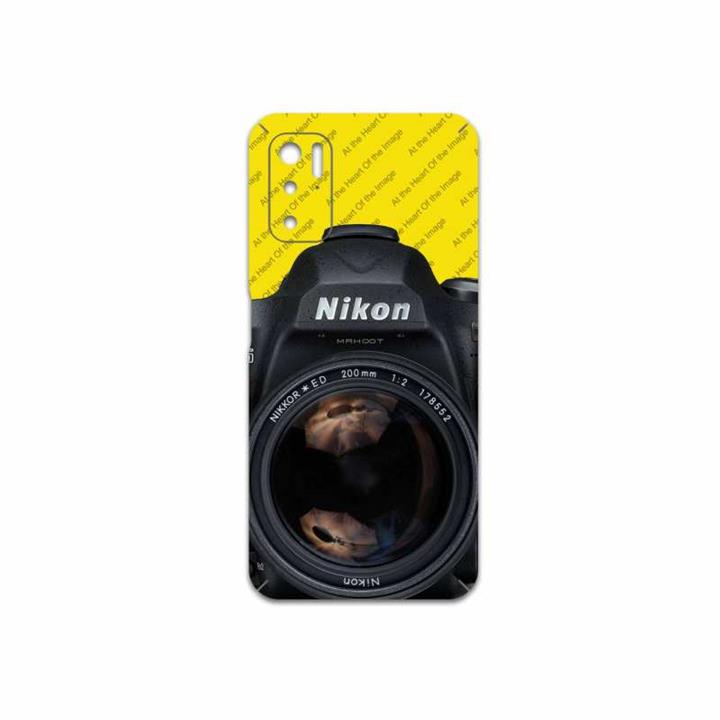 برچسب پوششی ماهوت مدل Nikon-Logo مناسب برای گوشی موبایل شیائومی Poco M3 Pro 5G MAHOOT Nikon-Logo Cover Sticker for Xiaomi Poco M3 Pro 5G